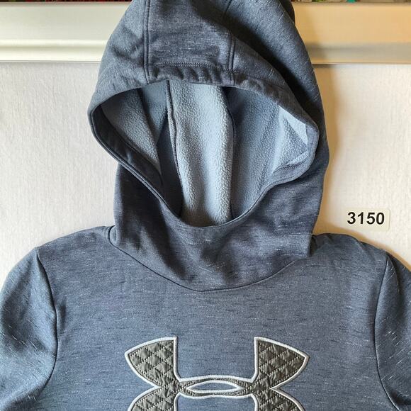 Under Armour ColdGear Women Long Sleeve Turtleneck Hooded Sweatshirt size M,blue - Picture 6 of 9